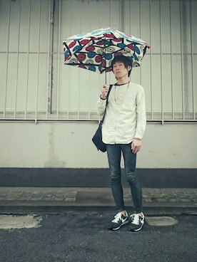 「mabu（マブ）のアイテム」を使った、Yugo Yoshidaさん（メンズ・169cm）の夏コーディネート