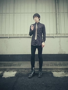 「ガレージ」｜Yugo Yoshidaさん（メンズ・169cm）の秋コーディネート