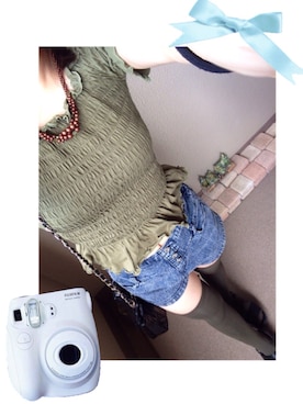 「はらだし」｜Hinataさん（レディース・147cm）の夏コーディネート