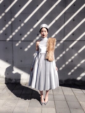 「fashionshow」｜Greeny綠さん（レディース・172cm）の冬コーディネート