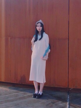 「holiday」｜「アイテム（その他シューズ）」を使った、Greeny綠さん（レディース・172cm）の冬コーディネート