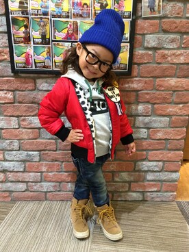 hysboyxslygirlさん（キッズ・100cm）の秋コーディネート