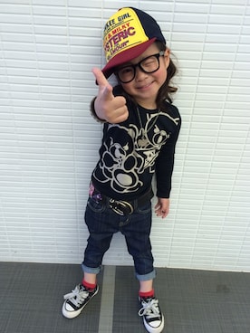 hysboyxslygirlさん（キッズ・100cm）の春コーディネート