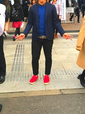 岡ちゃんさん（メンズ・176cm）の秋コーディネート