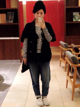 「adidas by Stella McCartney（アディダスバイステラマッカートニー）のアイテム（トレンチコート）」を使った、ままままさん（レディース・153cm）の秋コーディネート