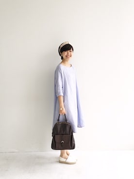 「haco!（ハコ）のアイテム（モカシン/デッキシューズ）」を使った、tama_hacoさん（レディース・160cm）の夏コーディネート