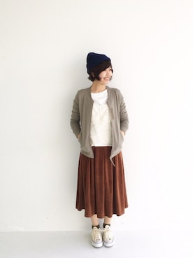 「アイテム（MA-1）」を使った、tama_hacoさん（レディース・160cm・20代）の秋コーディネート