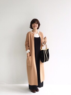 「haco!（ハコ）のアイテム（その他アウター）」を使った、tama_hacoさん（レディース・160cm）の秋コーディネート