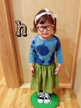 「BEAMS BOY（ビームスボーイ）のアイテム（財布/小物）」を使った、sosunnさん（キッズ・90cm）の春コーディネート