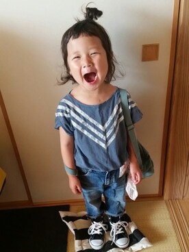 「BEAMS BOY（ビームスボーイ）のアイテム（財布/小物）」を使った、sosunnさん（キッズ・100cm）の春コーディネート
