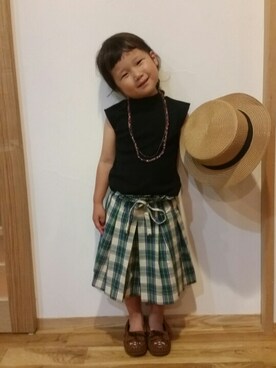 sosunnさん（キッズ・100cm）の夏コーディネート