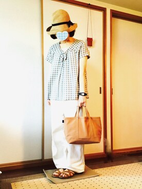 「Coutureのアイテム」を使った、うた♪さん（レディース・163cm）の夏コーディネート