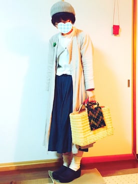 「ワランワヤン（ワランワヤン）のアイテム」を使った、うた♪さん（レディース・163cm）の秋コーディネート