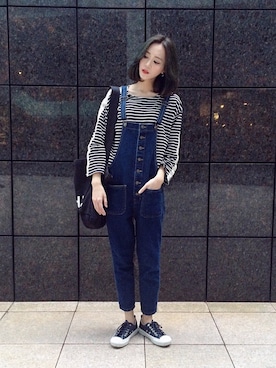 Morinさん（レディース・168cm）の冬コーディネート