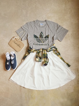 トレンド服のイタフラさん（レディース・165cm）の夏コーディネート