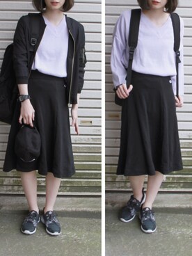 トレンド服のイタフラさん（レディース・161cm）の春コーディネート