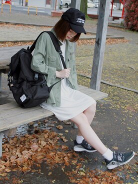 「イタフラ（イタフラ）のアイテム」を使った、トレンド服のイタフラさん（レディース・161cm）の春コーディネート