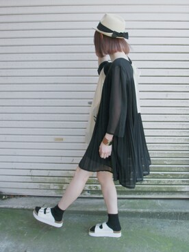 「イタフラ（イタフラ）のアイテム」を使った、トレンド服のイタフラさん（レディース・161cm）の春コーディネート