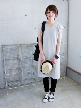 「イタフラ（イタフラ）のアイテム」を使った、トレンド服のイタフラさん（レディース・156cm）の春コーディネート