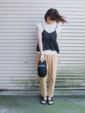 「イタフラ（イタフラ）のアイテム」を使った、トレンド服のイタフラさん（レディース・161cm）の春コーディネート