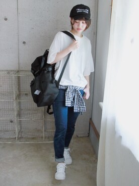 「イタフラ（イタフラ）のアイテム」を使った、トレンド服のイタフラさん（レディース・158cm）の春コーディネート