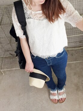 「イタフラ（イタフラ）のアイテム」を使った、トレンド服のイタフラさん（レディース・153cm）の春コーディネート