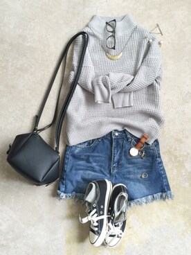 トレンド服のイタフラさん（レディース・165cm）の秋コーディネート