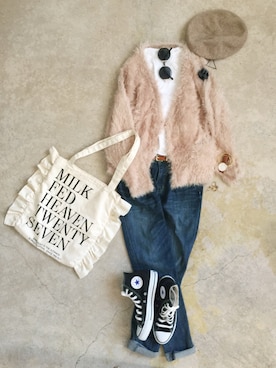 トレンド服のイタフラさん(レディース・165cm)の冬コーディネート