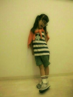 fu-kaさん（キッズ・110cm）の夏コーディネート