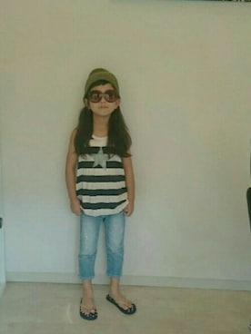 fu-kaさん（キッズ・110cm）の夏コーディネート