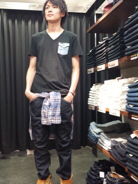 いしさん(メンズ・185cm)の夏コーディネート