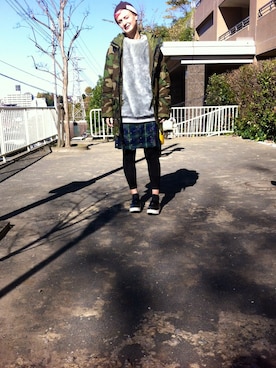 zhさん（レディース・165cm）の冬コーディネート