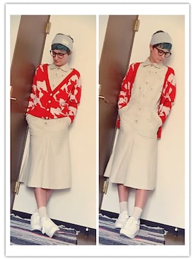 「DSQUARED2（ディースクエアード）のアイテム（ワンピース/ドレス）」を使った、zhさん（レディース・165cm）の秋コーディネート