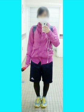「ランニング」｜M_さん（レディース・159cm・10代）の冬コーディネート