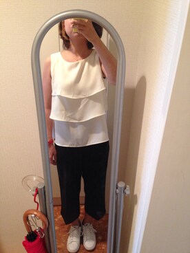 「A part by（アパートバイ）のアイテム（オールインワン・サロペット）」を使った、みーたんさん（レディース・157cm）の夏コーディネート