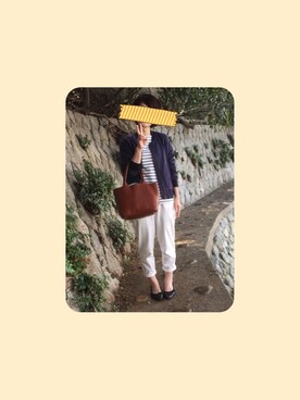 「おでかけ」｜「アイテム（スタジャン）」を使った、はなこさん（レディース・161cm）の春コーディネート