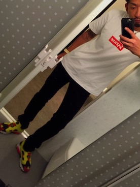 「Saint Laurent（サンローラン）のアイテム（デニムパンツ、ブラック系）」を使った、xxx_kenさん（メンズ）の春コーディネート