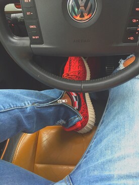 「adidas（アディダス）のアイテム（スニーカー、レッド系）」を使った、xxx_kenさん（メンズ）の夏コーディネート