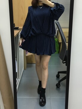 「PULL&BEAR（プルアンドベア）のアイテム（パンプス）」を使った、Toppyさん（レディース・152cm）の春コーディネート