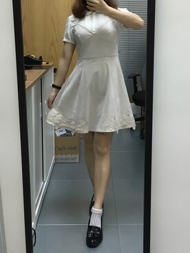 「PULL&BEAR（プルアンドベア）のアイテム（パンプス）」を使った、Toppyさん（レディース・152cm）の春コーディネート