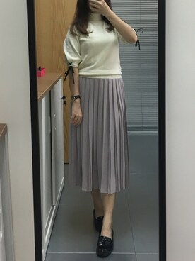 「PULL&BEAR（プルアンドベア）のアイテム（パンプス）」を使った、Toppyさん（レディース・152cm）の秋コーディネート