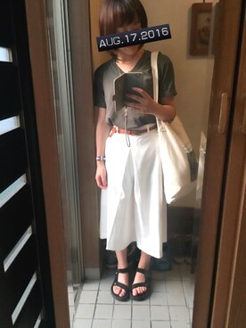 でこさん（レディース・156cm）の夏コーディネート