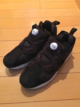 「Reebok（リーボック）のアイテム（スニーカー、ブラック系）」を使った、yu-oさん（メンズ・166cm）の秋コーディネート