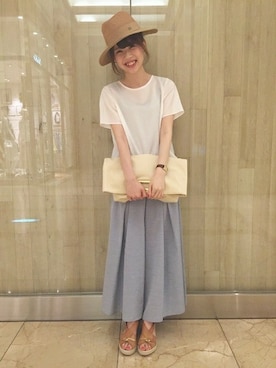 「ワイドシルエット」｜AYAさん（レディース・160cm）の春コーディネート