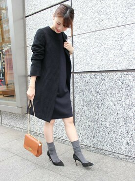 「さしいろ」｜「アイテム（その他アウター）」を使った、AYAさん（レディース・160cm）の秋コーディネート