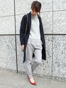 「Noble（ノーブル）のアイテム（ジャケット/アウター）」を使った、AYAさん（レディース・160cm）の秋コーディネート