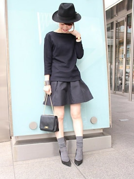 「Noble（ノーブル）のアイテム（Tシャツ/カットソー）」を使った、AYAさん（レディース・160cm）の秋コーディネート