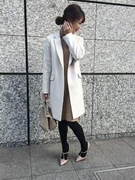 「Noble（ノーブル）のアイテム（ワンピース）」を使った、AYAさん（レディース・160cm）の秋コーディネート