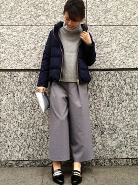 「Noble（ノーブル）のアイテム（バッグ）」を使った、AYAさん（レディース・160cm）の秋コーディネート