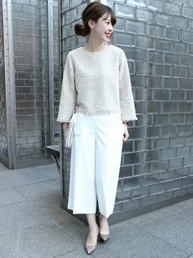 「ポシェット」｜AYAさん（レディース・160cm）の冬コーディネート